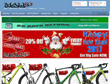 Tablet Screenshot of maliocycling.com